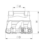 Heikenei 40x5 016 xDPT 0904 Tarama Başlığı (High Feed) WDA