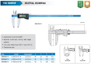 ACCUD Dijital Kumpas 150 Serisi - Büyük Boy 150mm - 0-1000mm