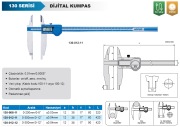 ACCUD Dijital Kumpas 130 Serisi 60mm - 0-300mm
