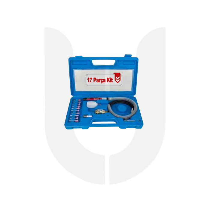 PROTER PH 2756 K Havalı Mikro Kalıpçı (17 Parça Çantalı Kit)