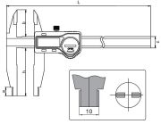 ACCUD Dijital Kumpas 130 Serisi 90mm - 0-300mm