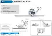 ACCUD Üniversal Açı Ölçer 815 Serisi