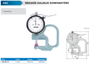 ACCUD Mekanik Kalınlık Komparatörü 0-1mm Yüzeysel Temas