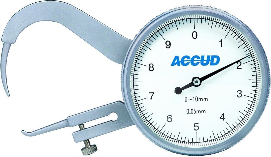 ACCUD İğne Uçlu Mekanik Kalınlık Komparatörü 0-10mm