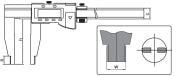ACCUD Dijital Kumpas 118 Serisi 200mm - 0-500mm