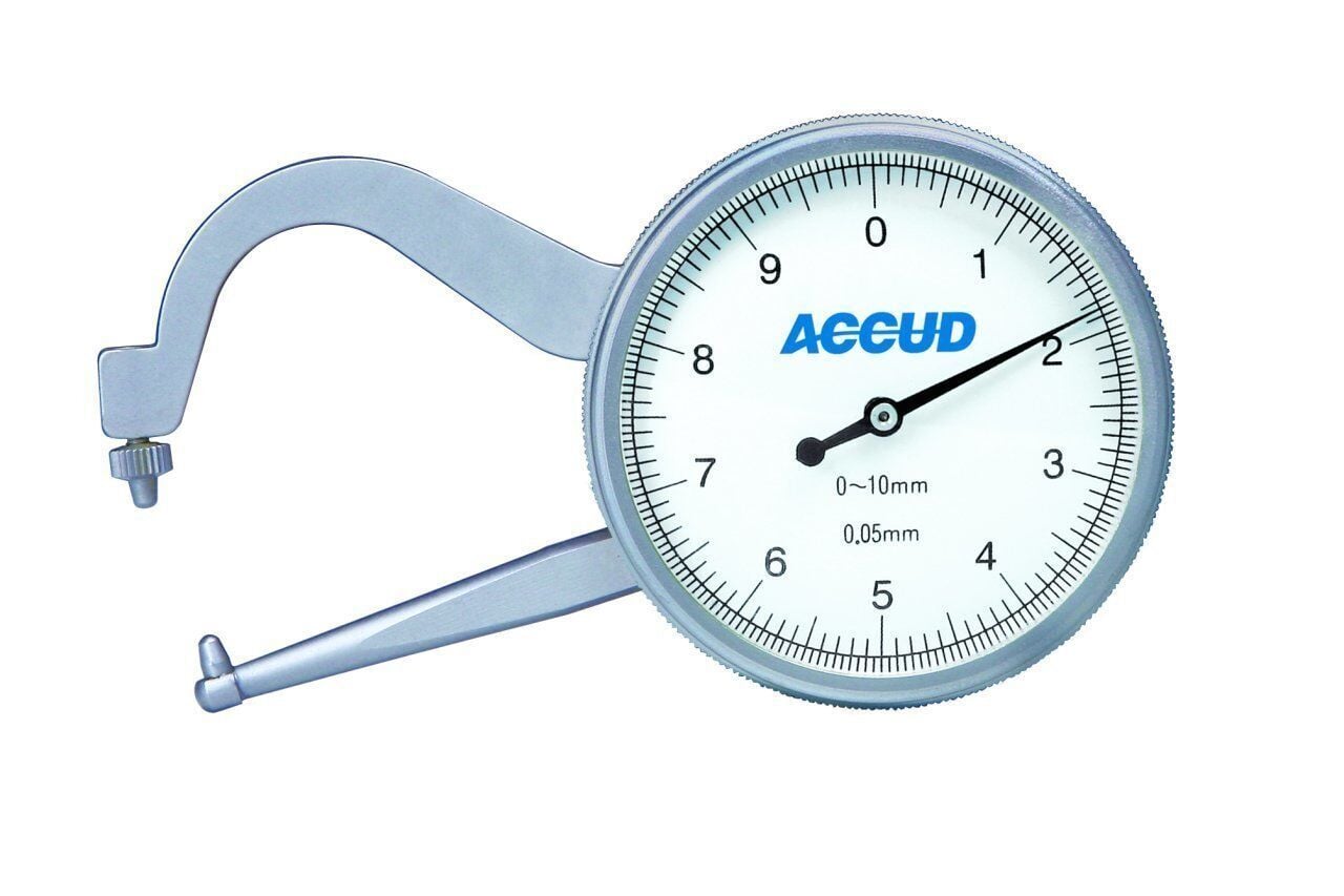 ACCUD Mekanik Kalınlık Komparatörü 0-10mm L=60mm