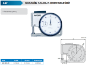 ACCUD Mekanik Kalınlık Komparatörü 0-10mm