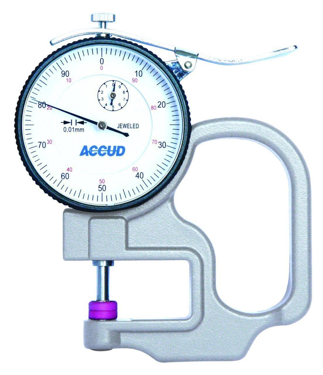 ACCUD Mekanik Kalınlık Komparatörü 0-30mm Yüzeysel Temas