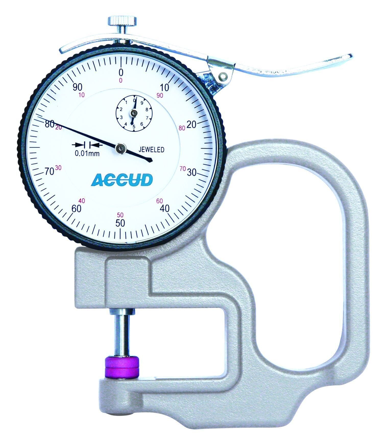 ACCUD Mekanik Kalınlık Komparatörü 0-10mm Yüzeysel Temas