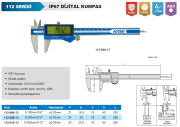 ACCUD Dijital Kumpas IP67 112 Serisi 0-150mm