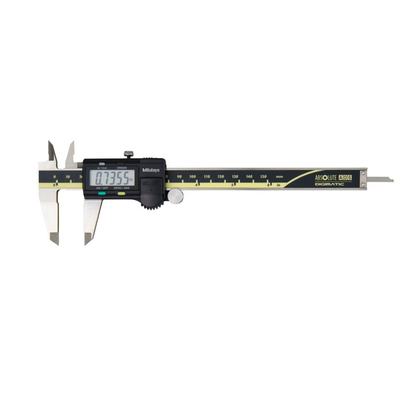 Mitutoyo Dijital Kumpas 150mm / 6'' İnç – Sürme Tekerlekli, Veri Çıkışlı 500-171-30