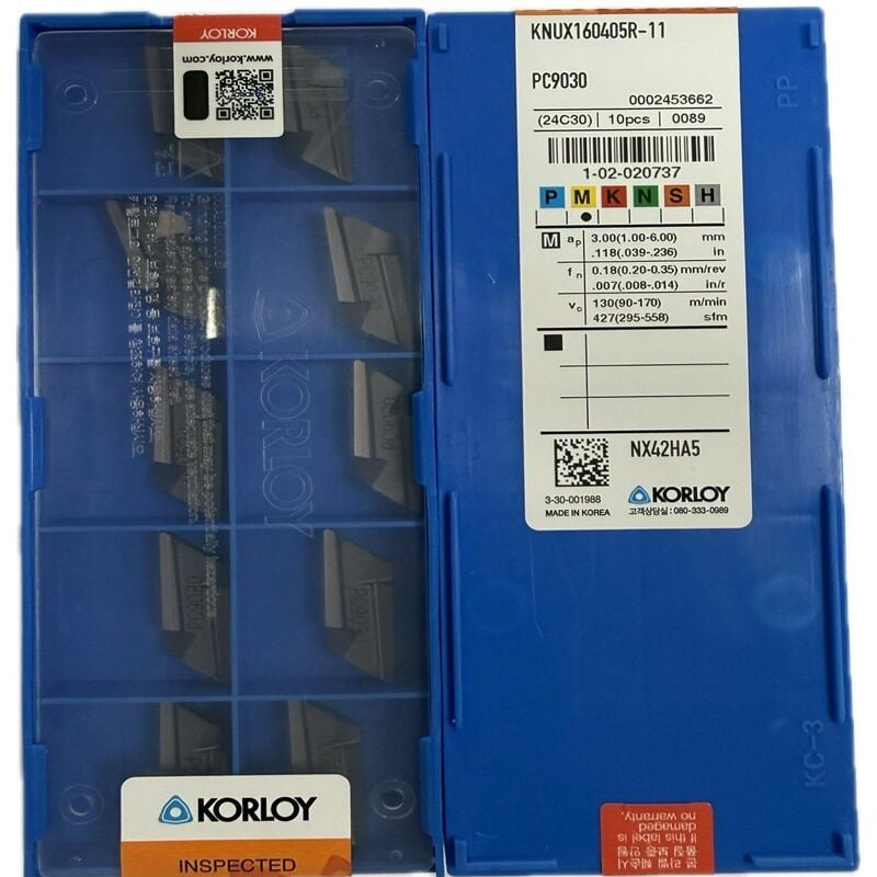 KORLOY KNUX 160405L-11 PC 9030 ELMAS UÇ SOL (10 ADET )