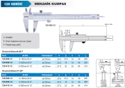 ACCUD Mekanik Kumpas 120 Serisi 0.02mm - 0-150mm