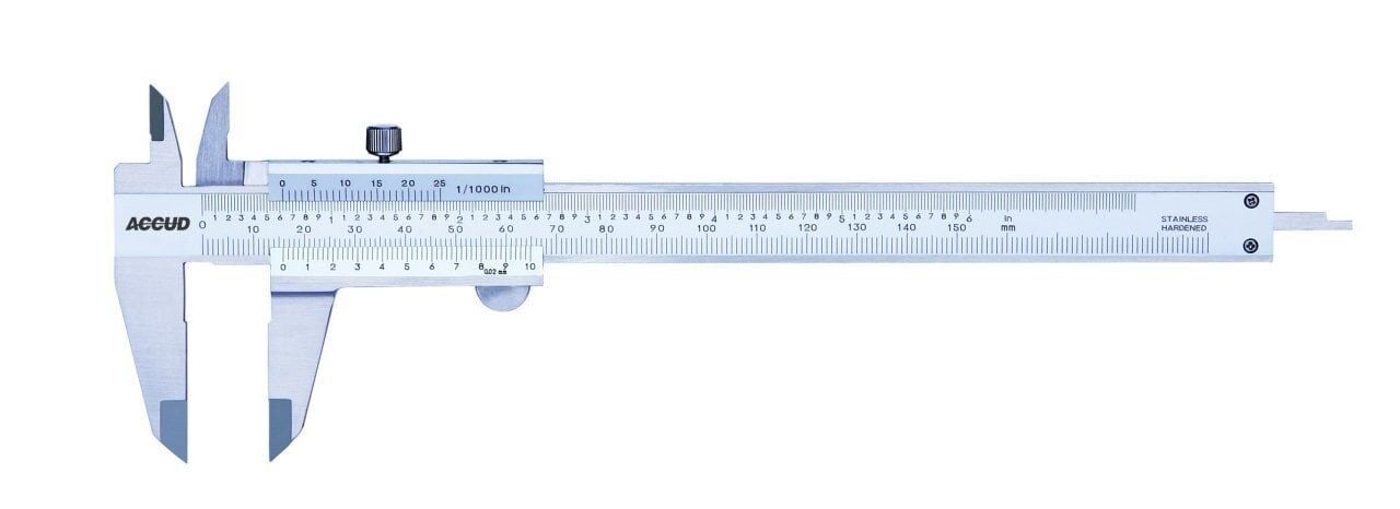ACCUD Mekanik Kumpas 120 Serisi 0.02mm - 0-200mm