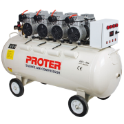 PROTER PR 204 S Sessiz-Yağsız  200 LT 4HP Monofoze 8 Bar Hava Kompresörü