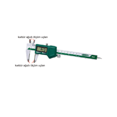 INSIZE 1110-150C mm Dijital Kumpas Karbür Ölçme Çeneli TDS