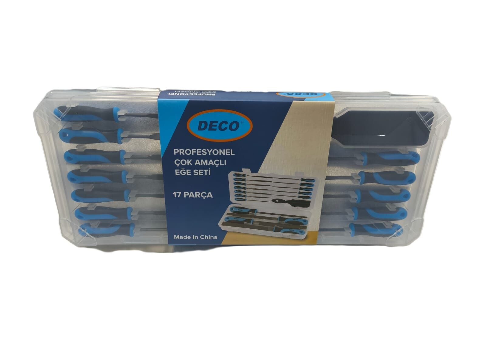 DECO 17 Parça Profesyonel Çok Amaçlı Eğe Seti