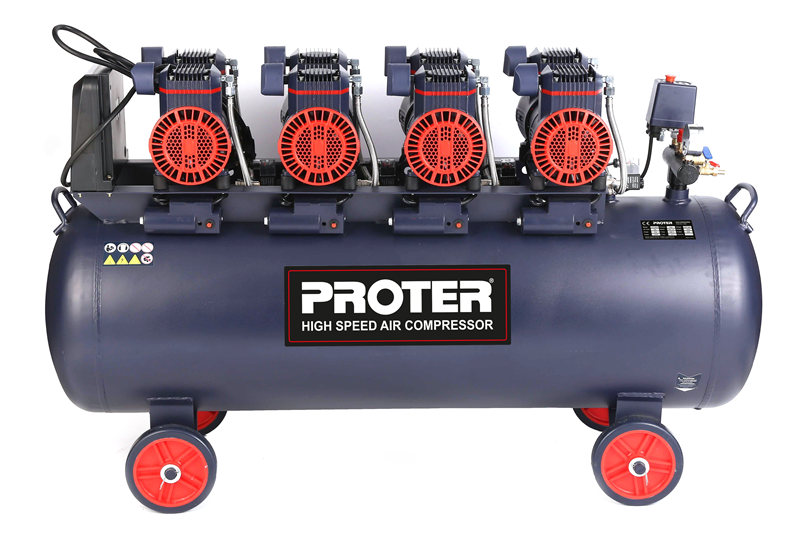 PROTER PR 228 HZ   Hızlı-Yağsız 220 LT  8  HP Monofaze  8 Bar Hava Kompresörü