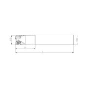 Heikenei EM90 D25 W25 L150 Z03 xNGU 1002 Silindir Saplı Takma Uçlu Freze WDA